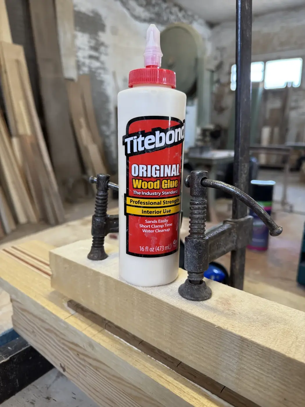 Titebond Original Wood Glue colla per incollare tastiera manico basso in liuteria
